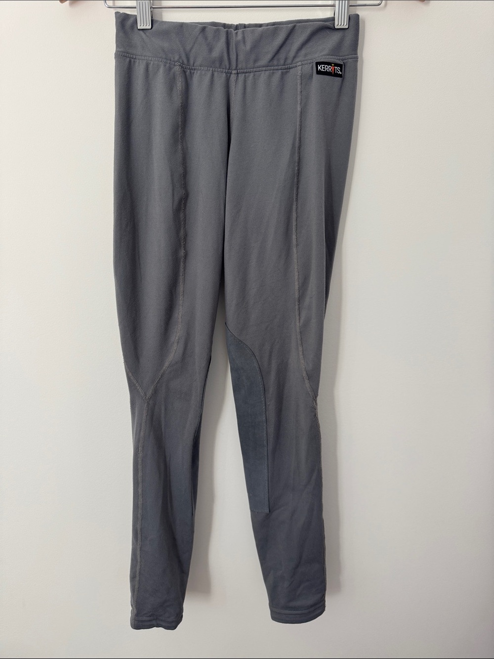 Kerrits Gray Riding Leggings with Knee Patch